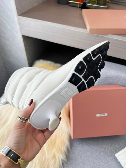 MIU MI  PRD  Boots Puffer Padded 2 Color 's LOW