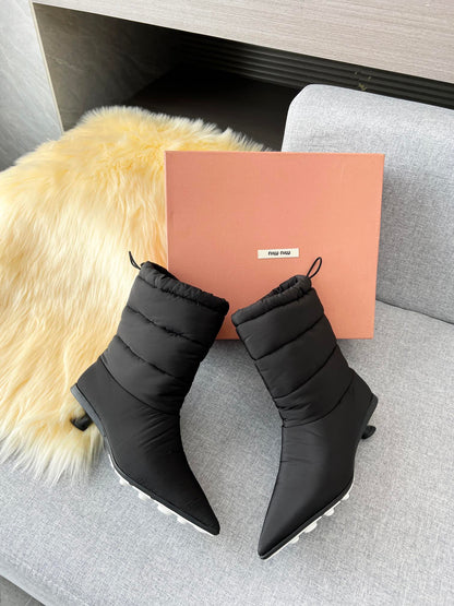 MIU MI  PRD  Boots Puffer Padded 2 Color 's LOW