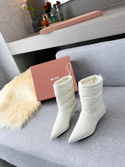 MIU MI  PRD  Boots Puffer Padded 2 Color 's LOW