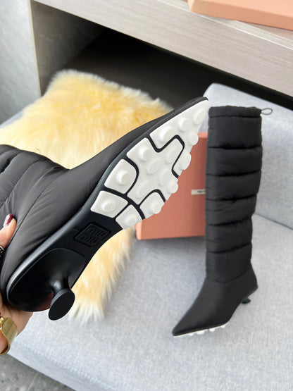 MIU MI  PRD  Boots Puffer Padded 2 Color 's