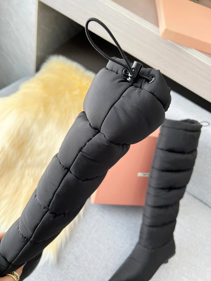 MIU MI  PRD  Boots Puffer Padded 2 Color 's