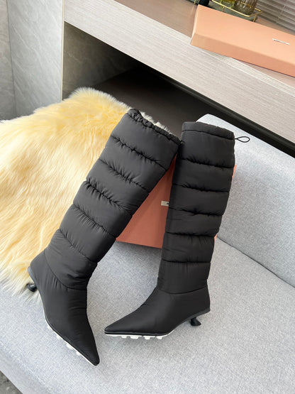 MIU MI  PRD  Boots Puffer Padded 2 Color 's