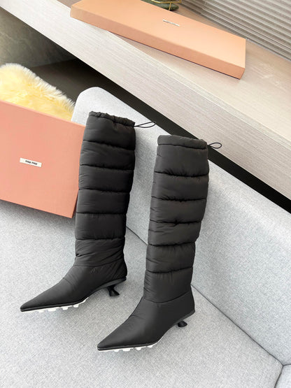 MIU MI  PRD  Boots Puffer Padded 2 Color 's
