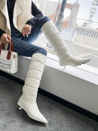 MIU MI  PRD  Boots Puffer Padded 2 Color 's