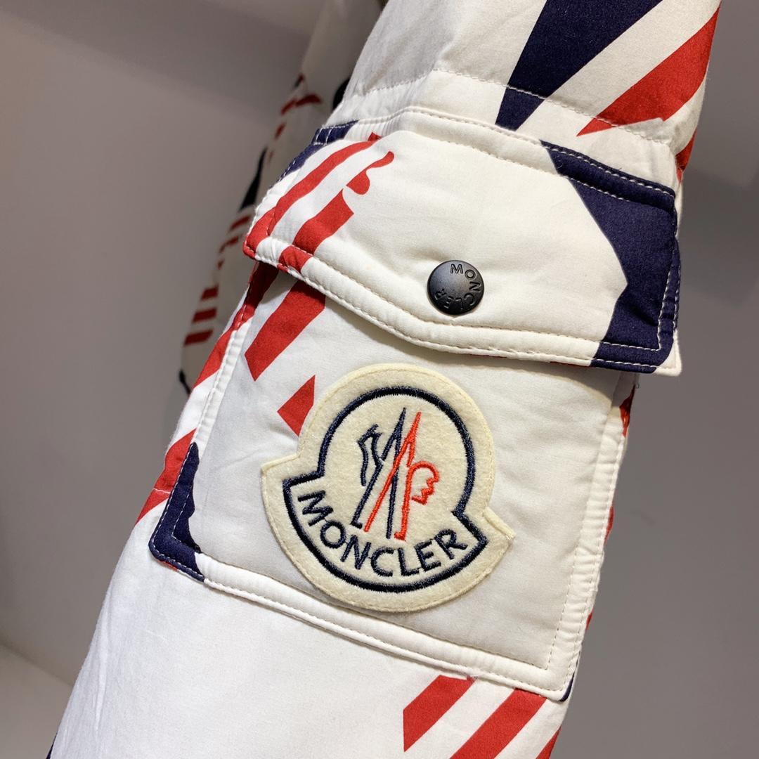 Moncr Down Jacket Vest White