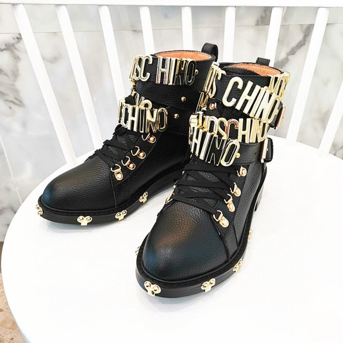 MOSKINO  Boots Logo