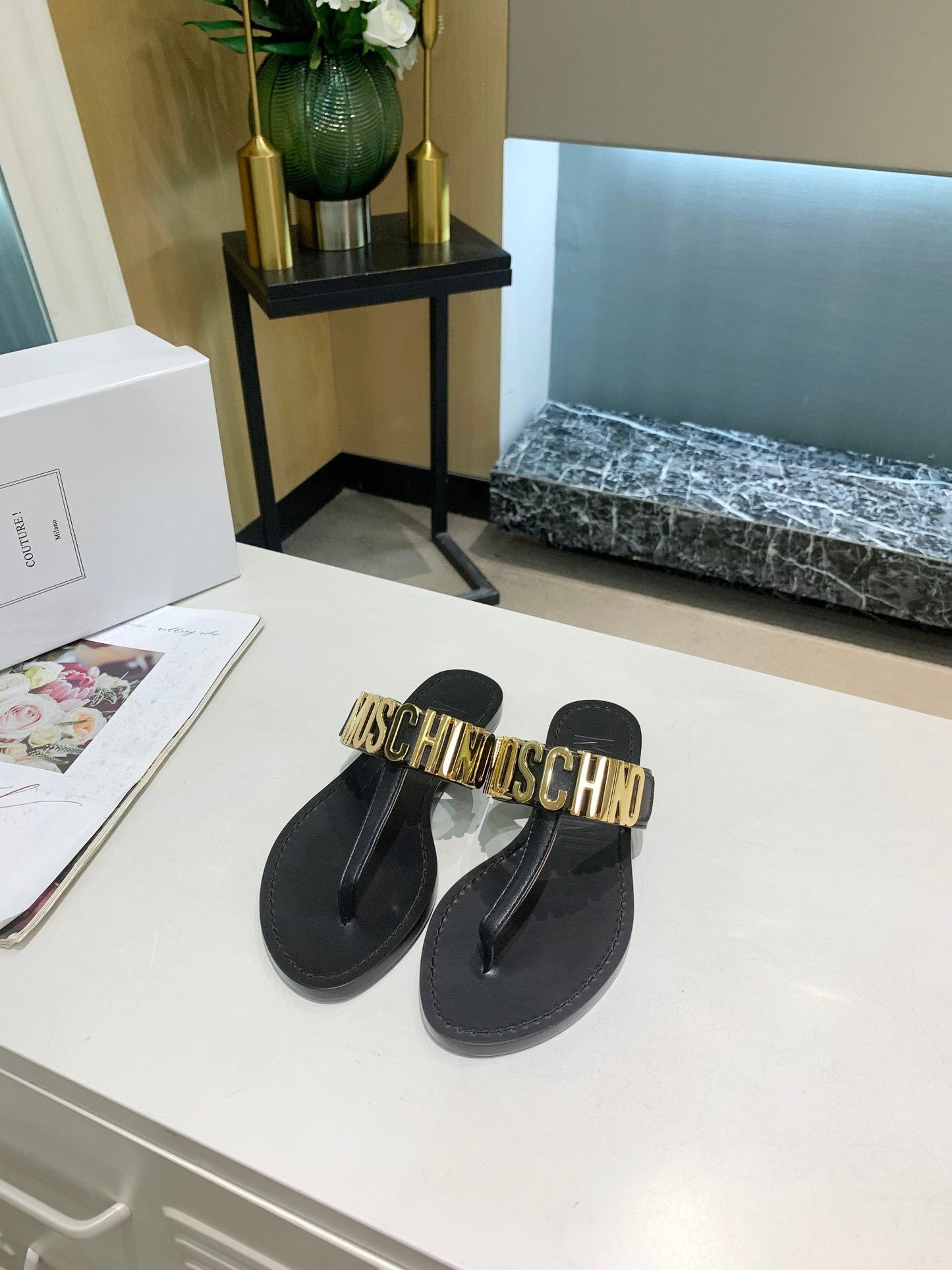 MOSKINO  Slippers Slide  3 Color's