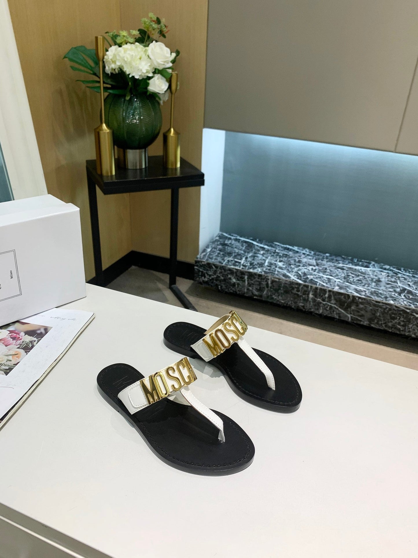 MOSKINO  Slippers Slide  3 Color's