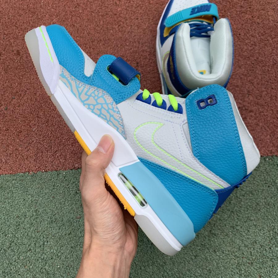 N*ke Max Sneakers  Jorda 1 Blue White