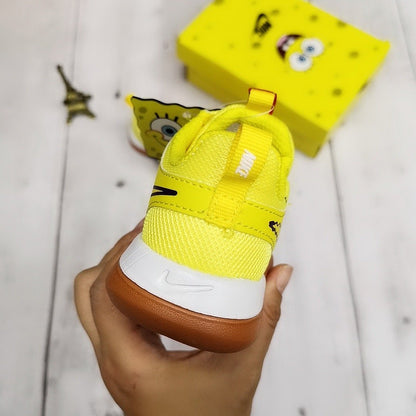 N*ke Max  Kids Yellow Sneakers