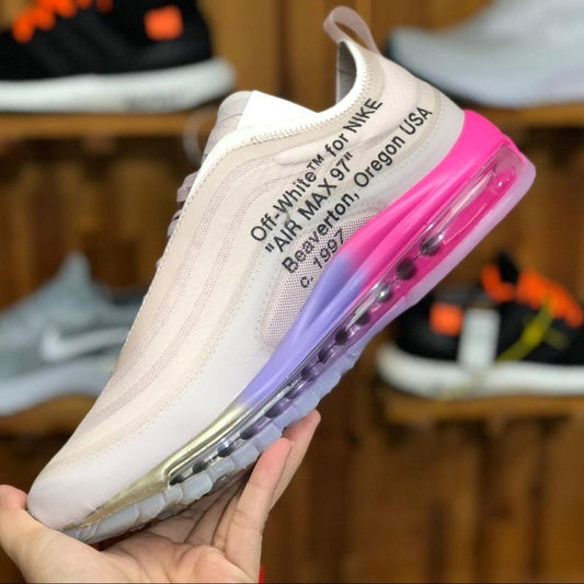 Off- White  Sneakers 97 Grey Pink