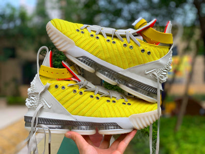 N*ke Lebro 16 Yellow Sneakers