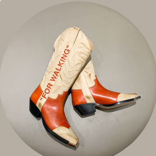 Off Wite Cowboy Boots