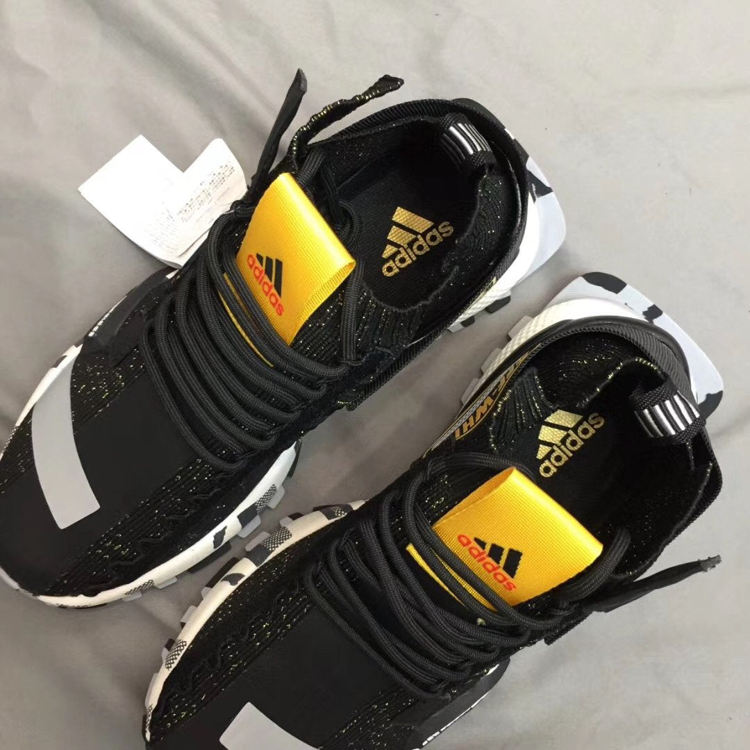 Off Wite Black Sneakers Adi