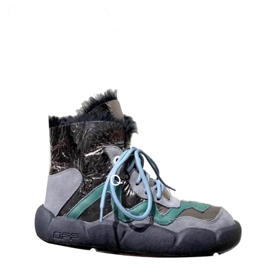 OFF WITE Sneakers High Shearling  2 Color 's