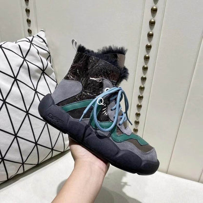 OFF WITE Sneakers High Shearling  2 Color 's