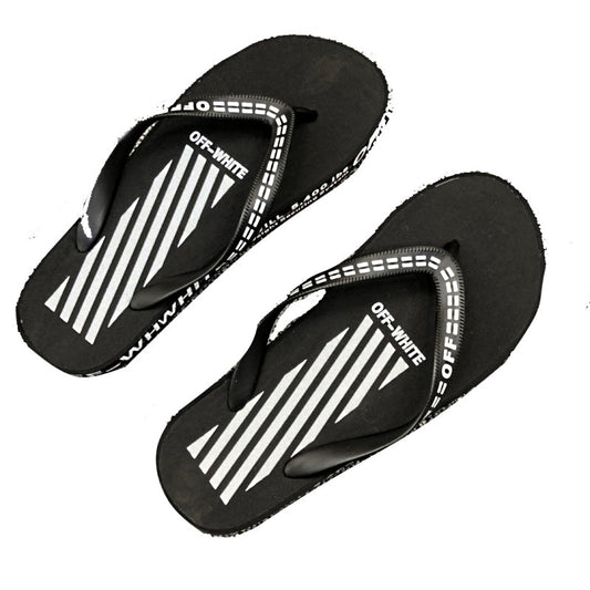OFF WITE  Slippers Sliders Black