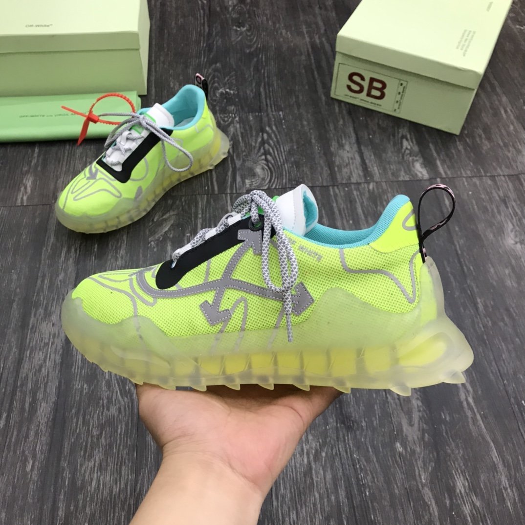 Off Wite Sneakers Yellow