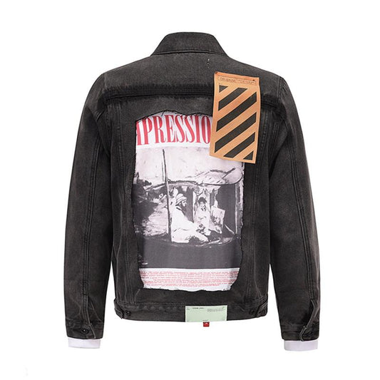 Off Wite Jeans Jacket