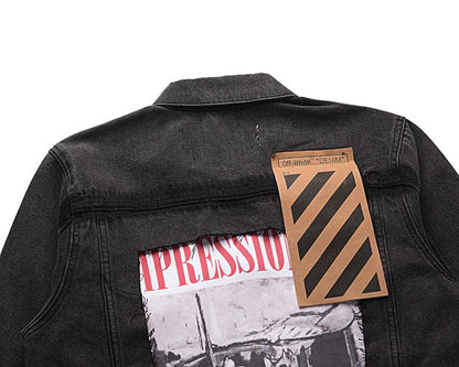 Off Wite Jeans Jacket