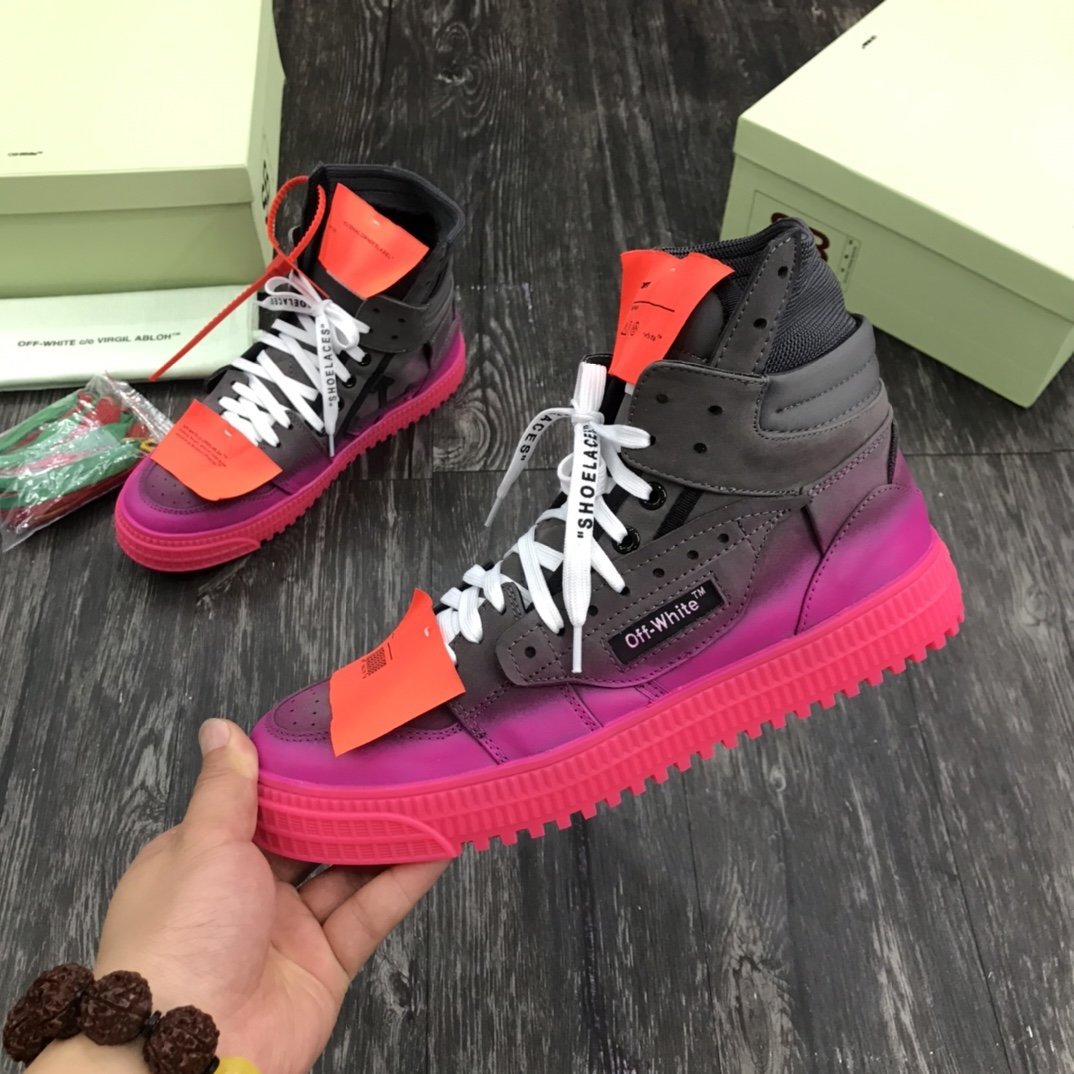 Off wite Sneakers High 2 Colors