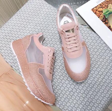 Plein Sneakers Pink Stones
