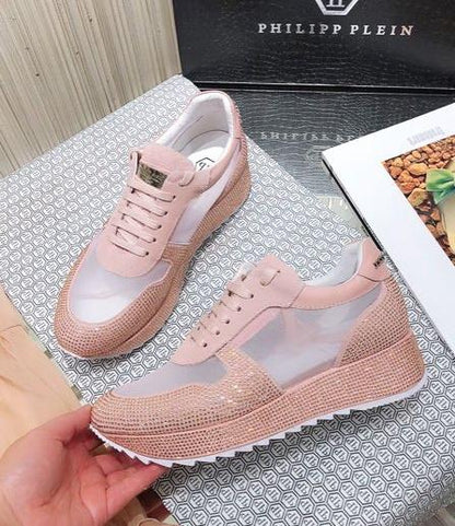 Plein Sneakers Pink Stones