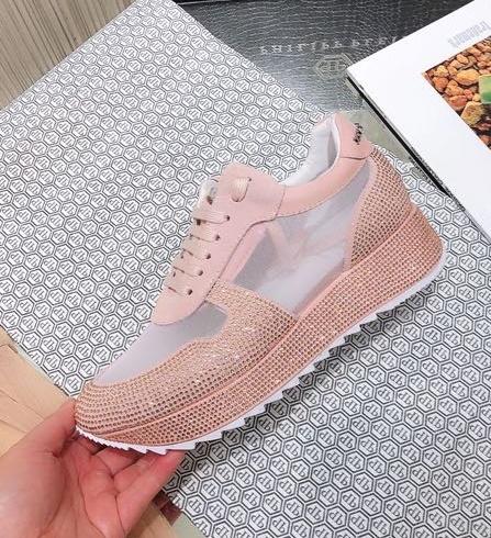 Plein Sneakers Pink Stones