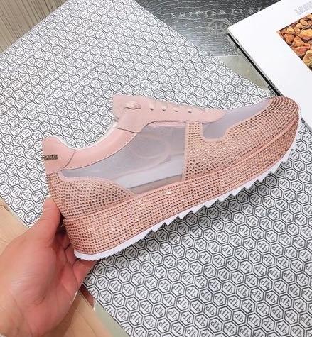 Plein Sneakers Pink Stones