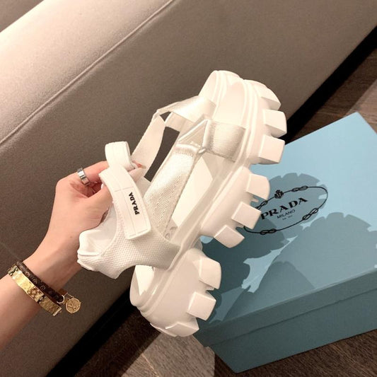 PRD Sandals White Wedge
