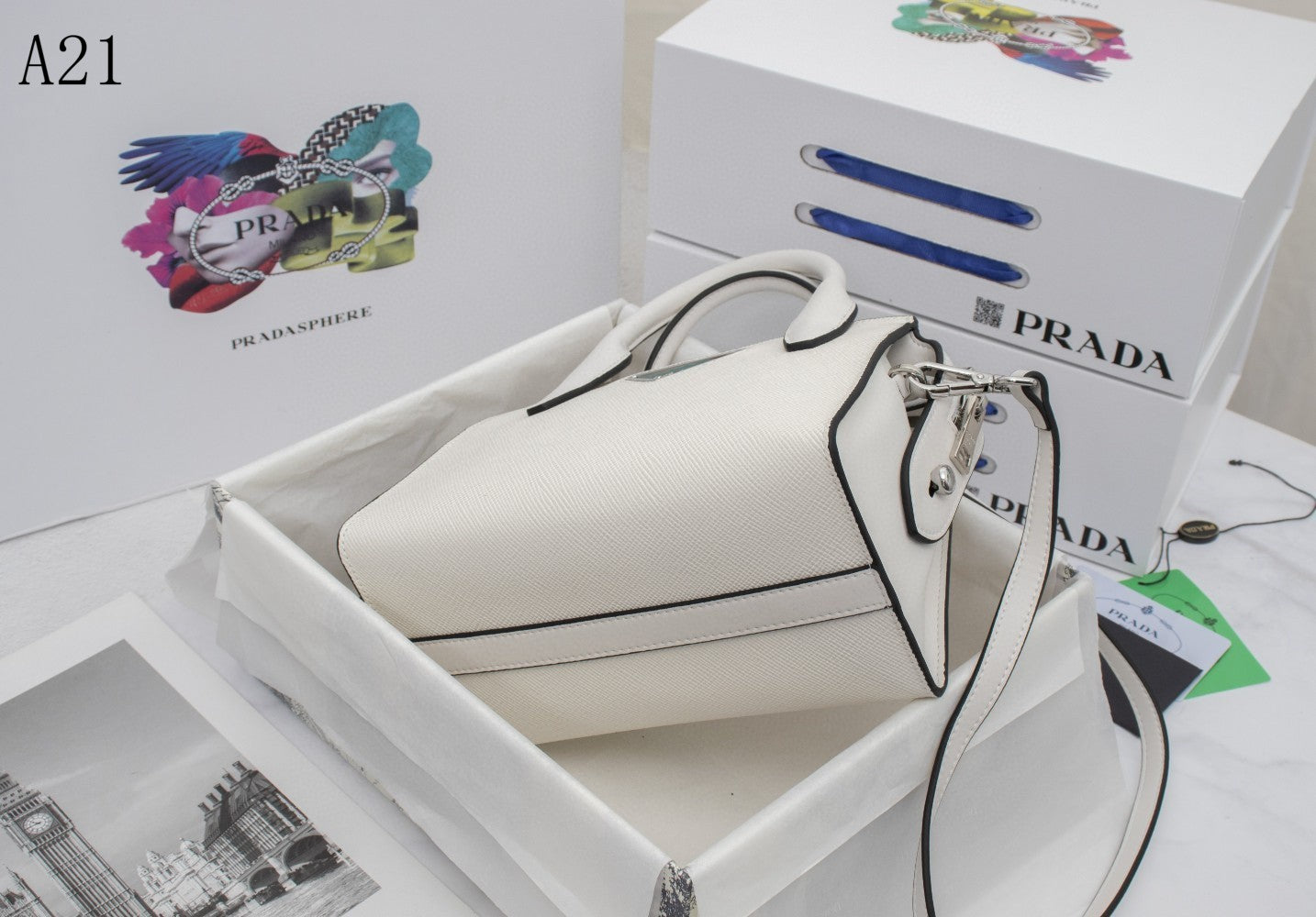 PRD  Bag  White  22 cm