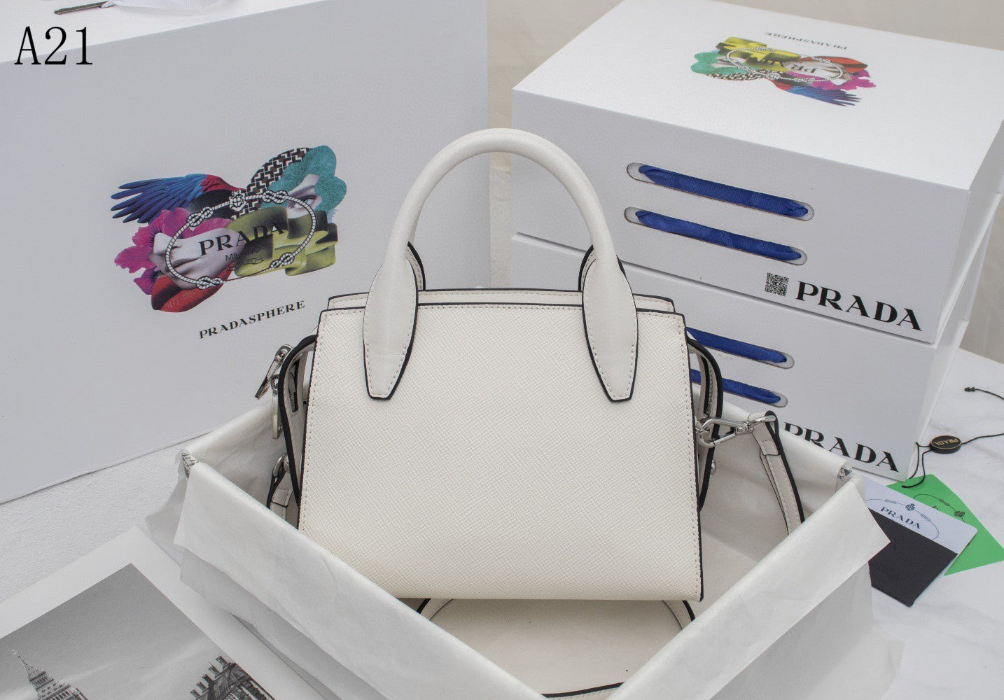 PRD  Bag  White  22 cm