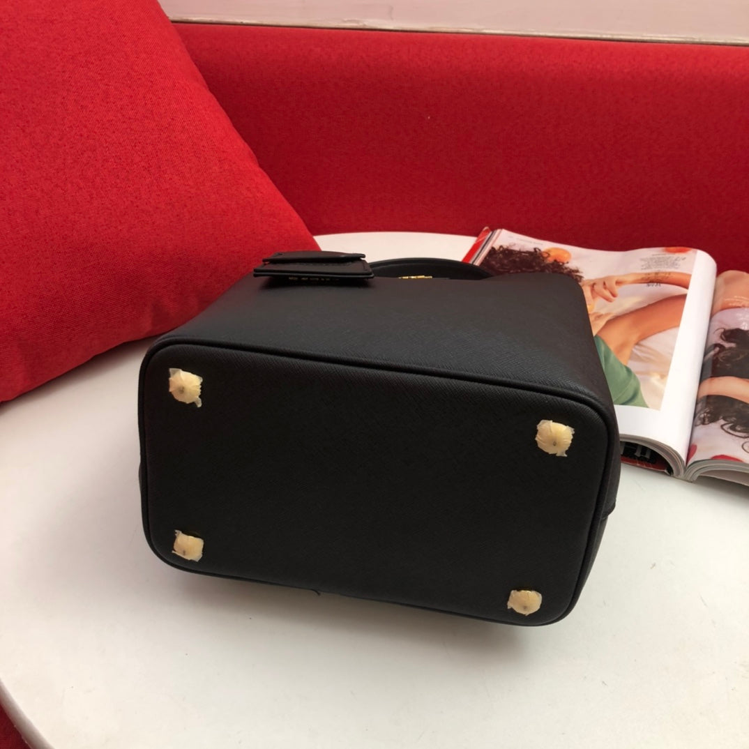 PRD Saffiano Bag  Black 23 cm