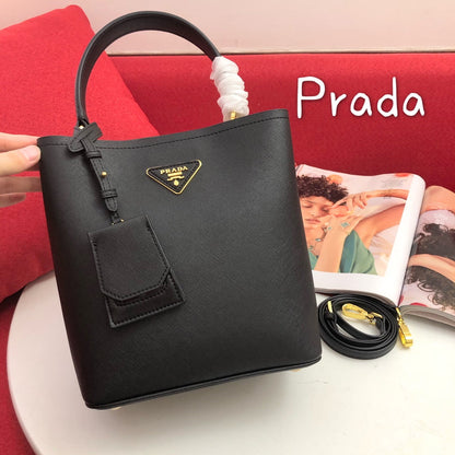PRD Saffiano Bag  Black 23 cm