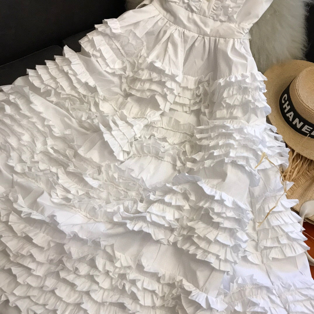 PRD Dresses  Cotton White