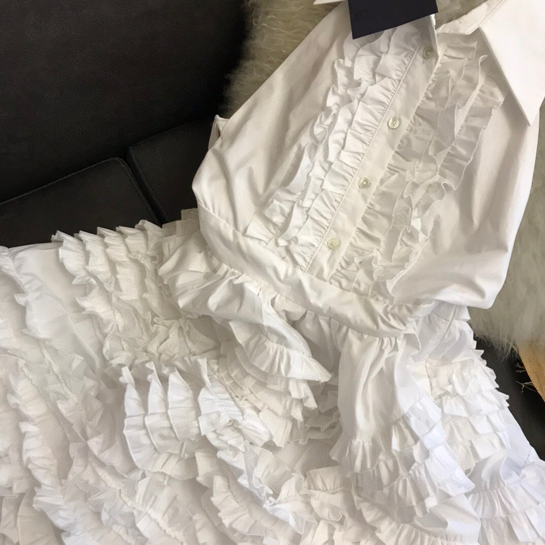 PRD Dresses  Cotton White