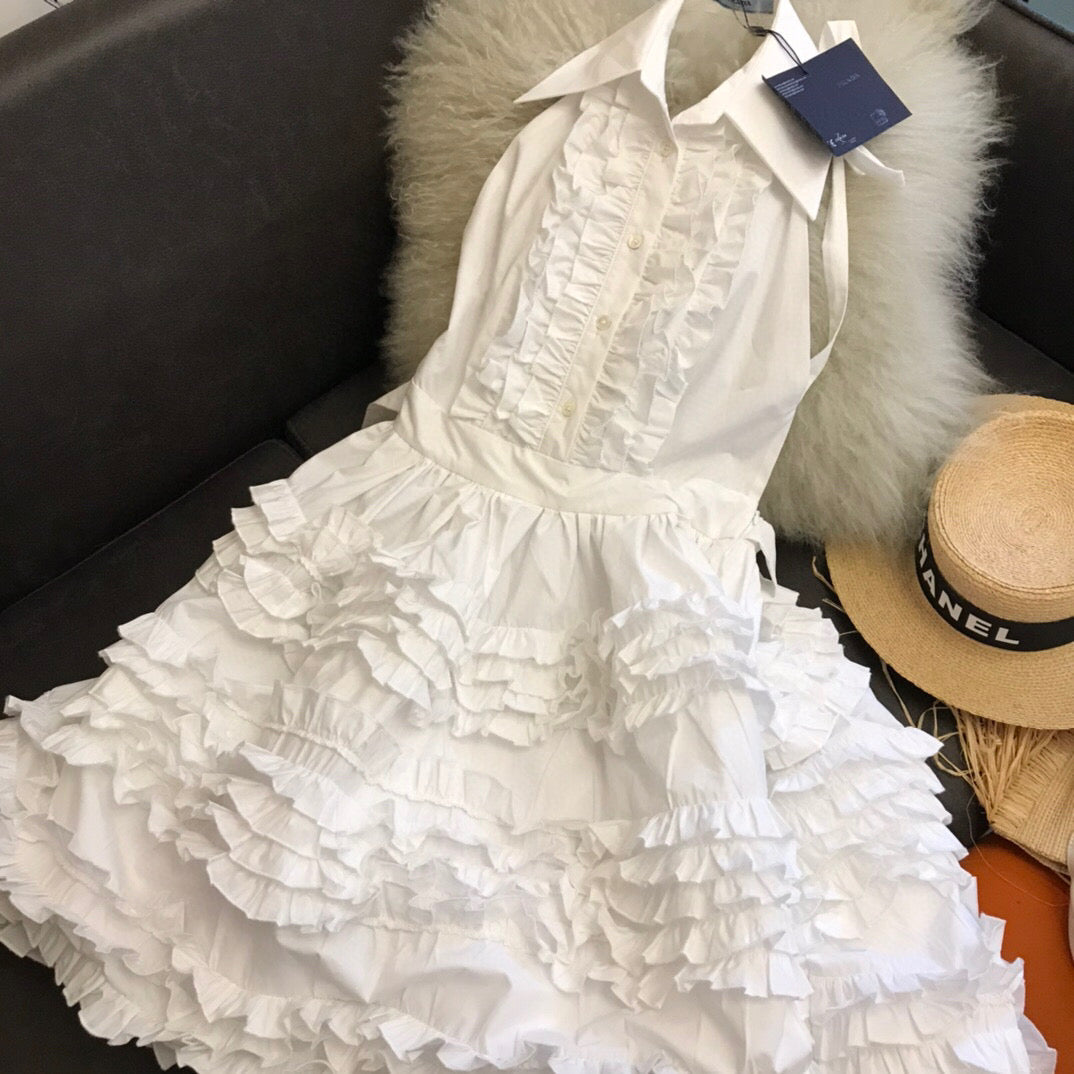PRD Dresses  Cotton White
