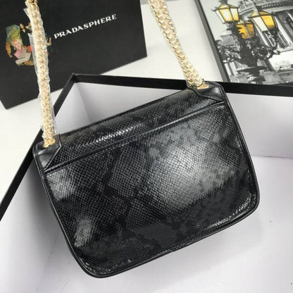 Prd Bag Black Python Pattern