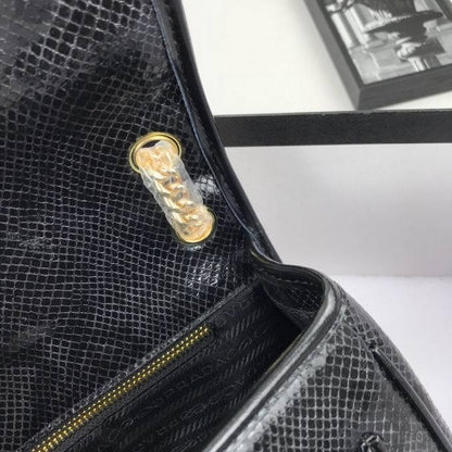 Prd Bag Black Python Pattern
