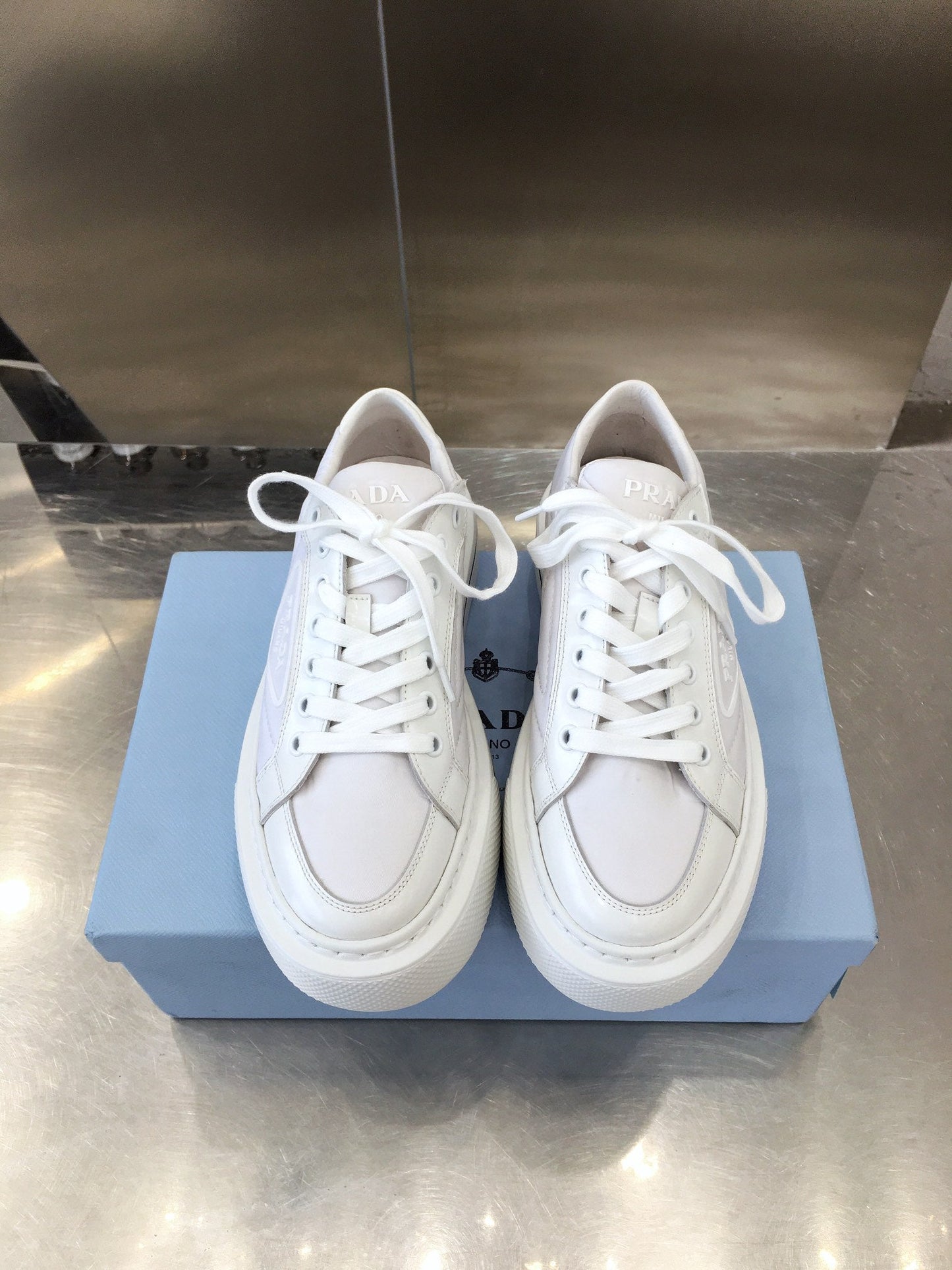 PRD Sneakers Wedge White