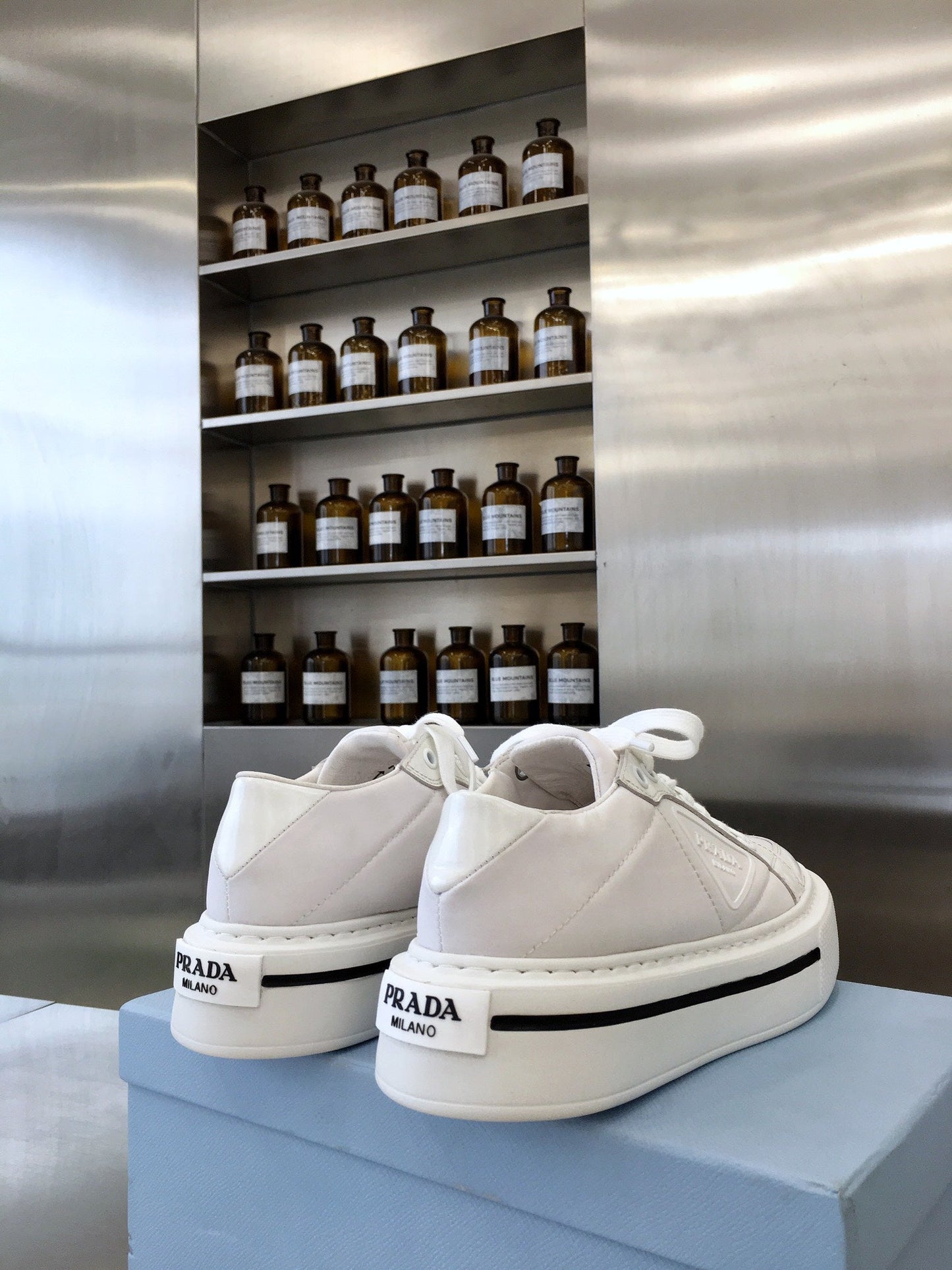 PRD Sneakers Wedge White