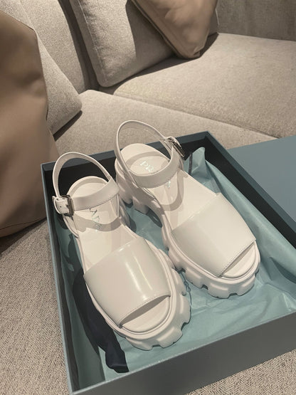 Prd Sandals White Wedge