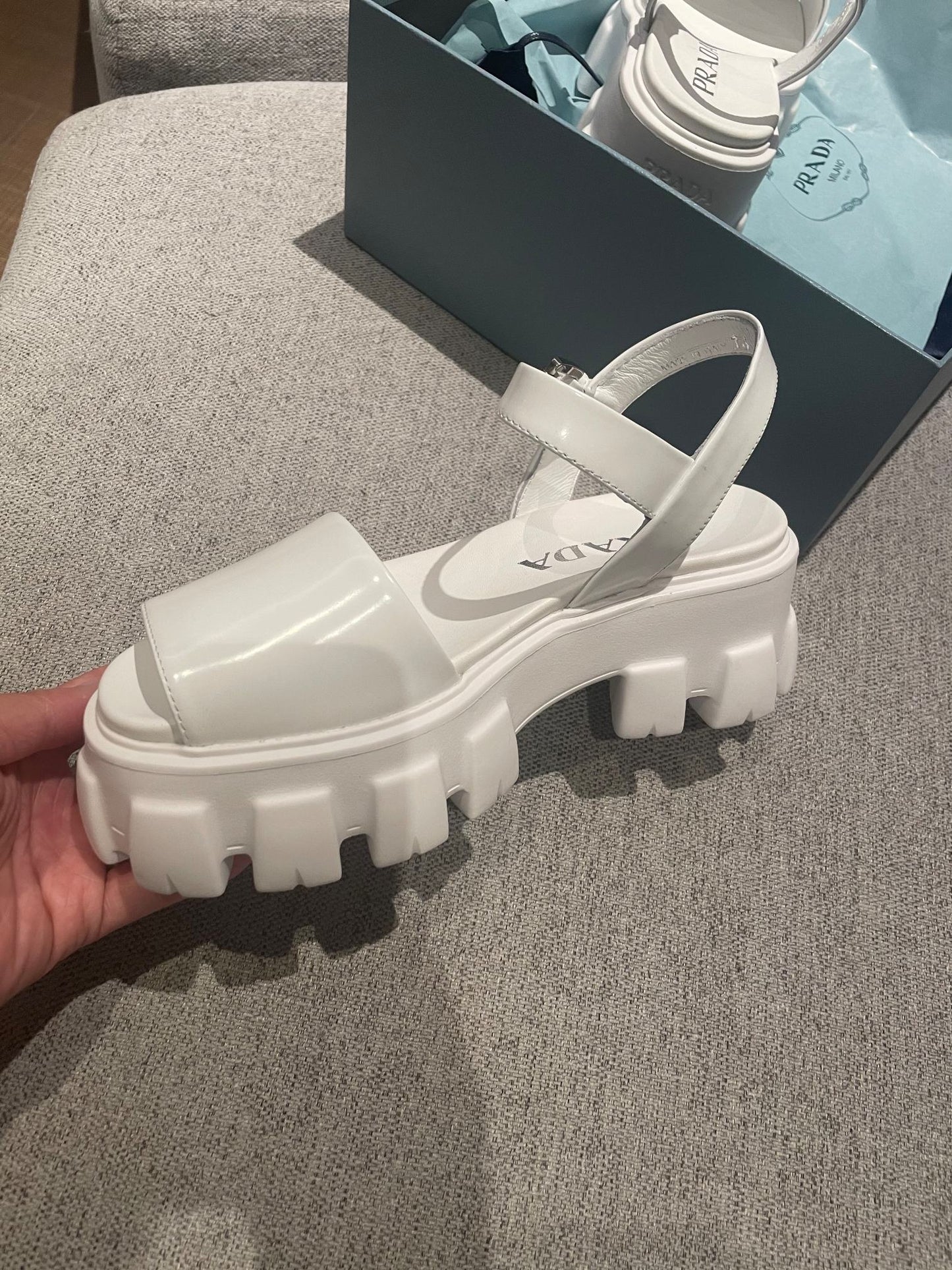 Prd Sandals White Wedge