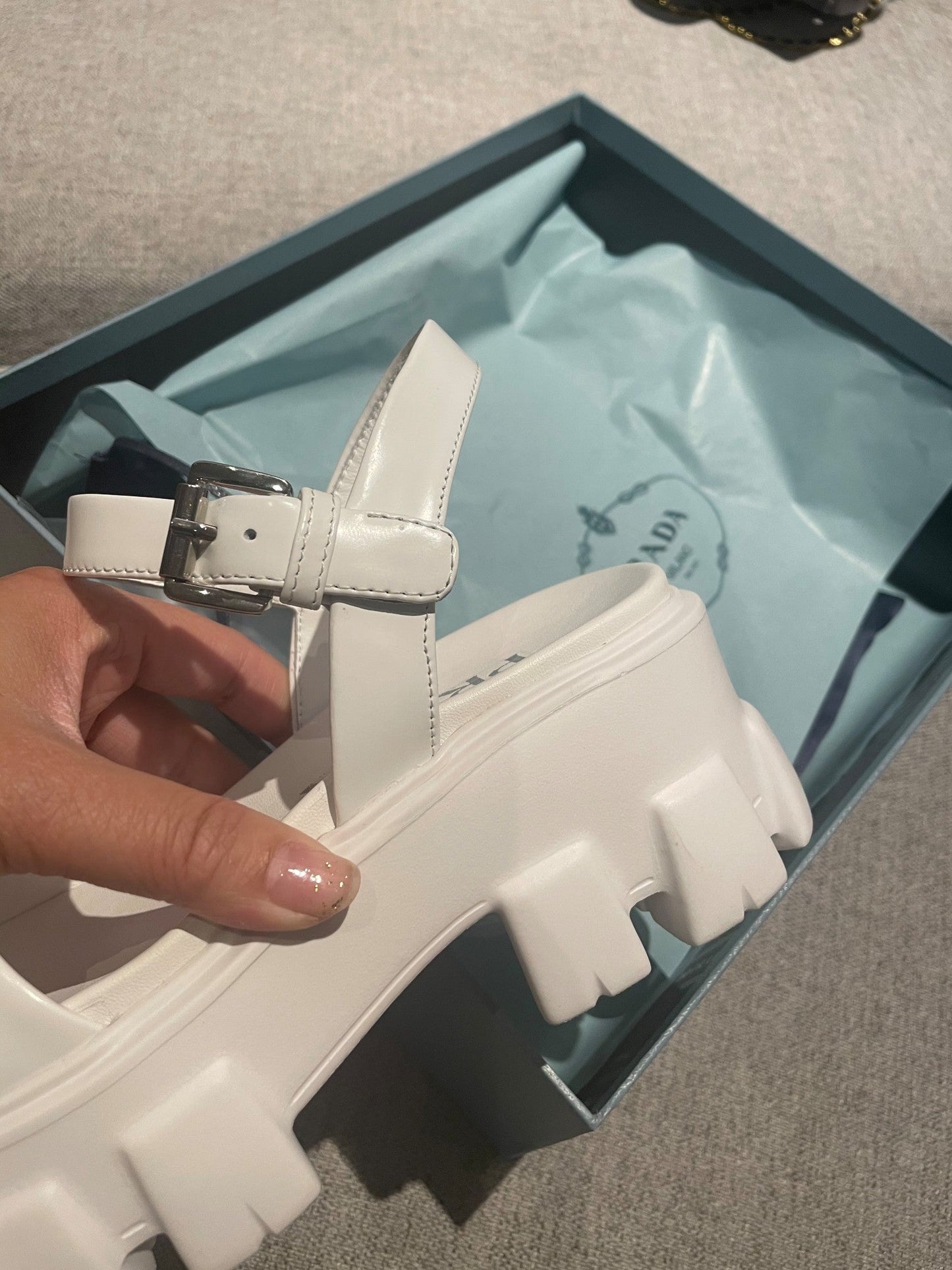 Prd Sandals White Wedge