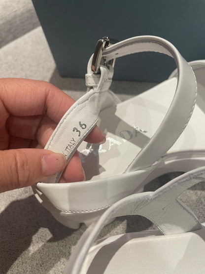 Prd Sandals White Wedge