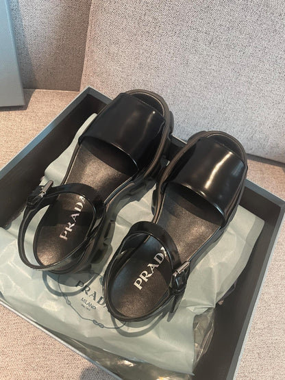 Prd Sandals Black Wedge