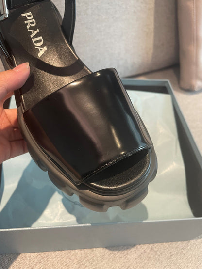 Prd Sandals Black Wedge