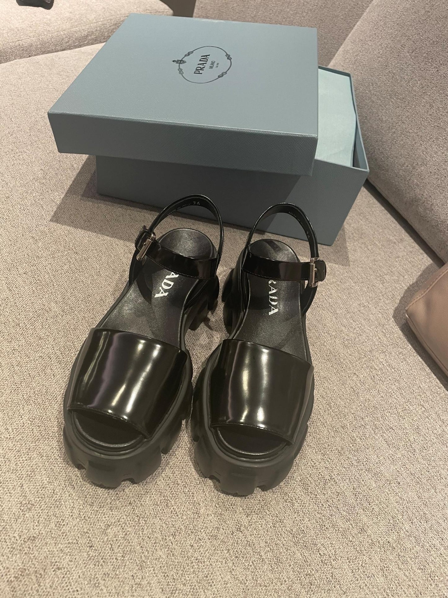 Prd Sandals Black Wedge