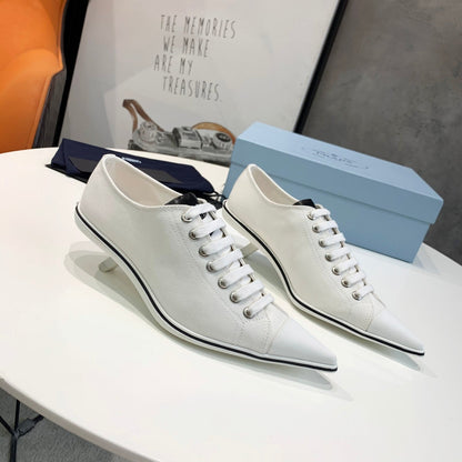 PRD Sneakers White Heeled Low