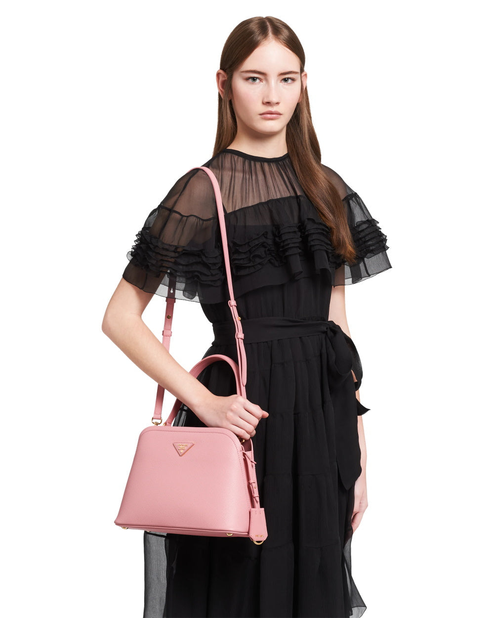 PRD Saffiano Matinee Bag  2 Color 's Pink & Red